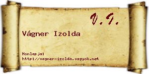 Vágner Izolda névjegykártya